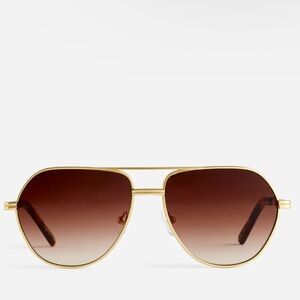Madewell Wire Frame Aviator Sunglasses